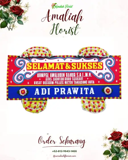 Papan Bunga Ucapan Selamat Galudra