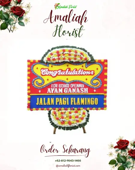 Sewa Papan Bunga Galudra
